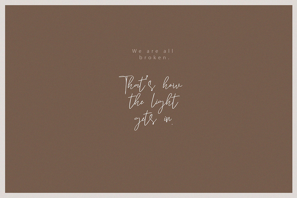 Sun Catcher Handwritten Script preview 4