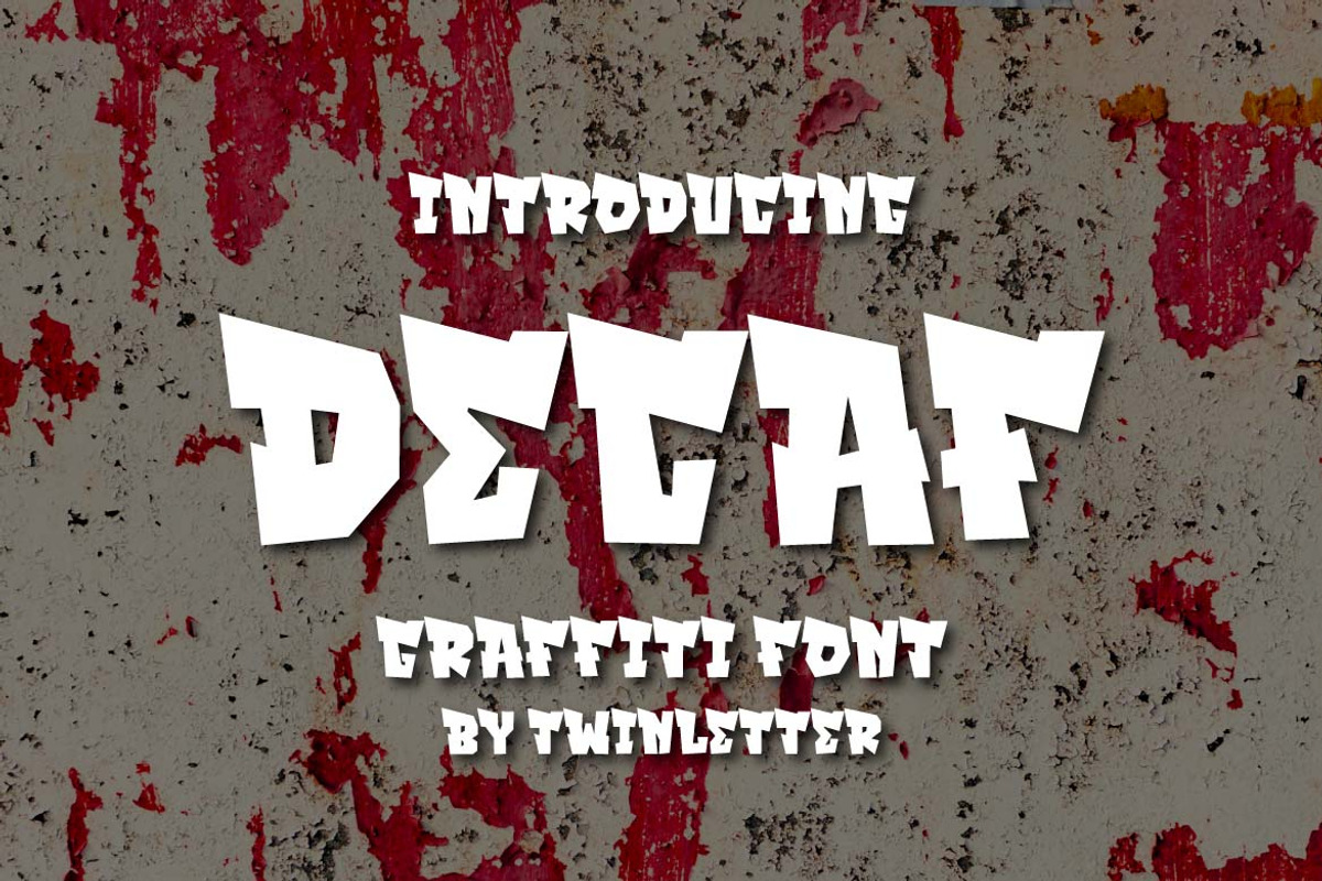 DECAF, a Font by twinstd (Photo 1 of 8)