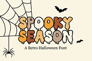 Spooky Season - Retro Font, a Handwritten Font by Mini_World (Thumbnail 1 of 7)