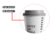 Scattered Paper Cups Mockup, a Packaging Mockup by pixelmock (Thumbnail 9 of 18)
