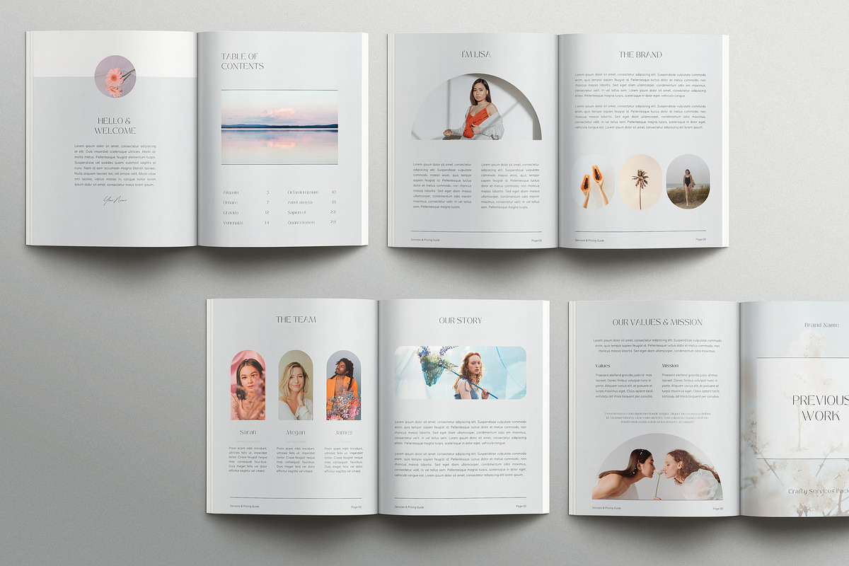 Service Experience Canva Templates, a Magazine Template by Sierra Creative Studio (Photo 5 of 17)
