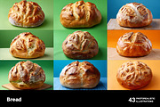 Bread. 43 images, a Food Illustration by Handmadefont (Thumbnail 6 of 11)