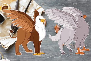 16 Mythical Creatures Clip Art