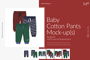 Baby Cotton Pants Mock-ups Set, a Bottom Mockup by Mocca Mockups Store (Thumbnail 3 of 22)