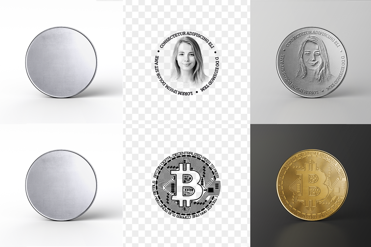 Medal / Coin / Cryprocurency MockUp, a Product Mockup by coloformia (Photo 9 of 10)