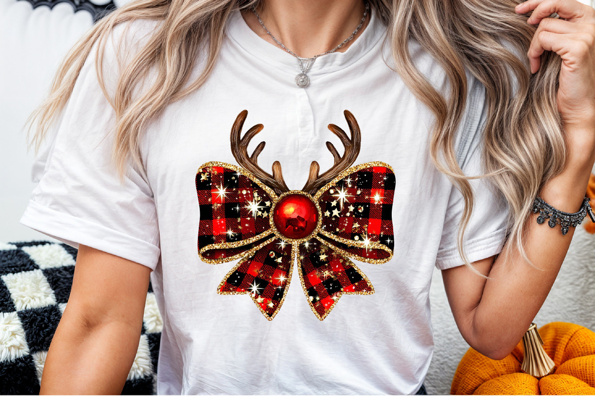 Christmas Coquette Bow Png, an Illustration by Sublimation Artist (Photo 8 of 9)
