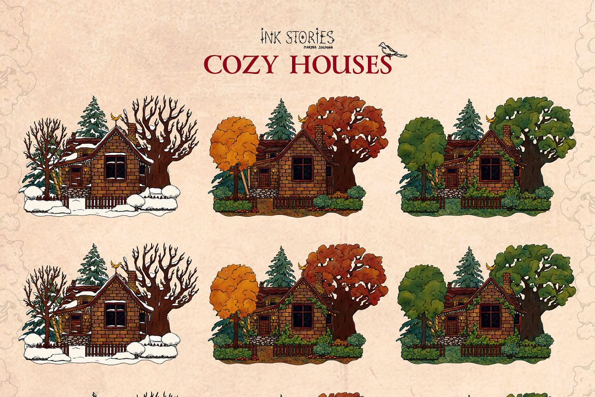 Cozy Houses, an Object Illustration by Ink Stories (Photo 13 of 22)