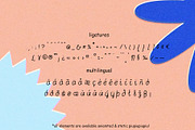 Animated Font - Heavenly Milo, a Script Font by ana & yvy (Thumbnail 5 of 8)