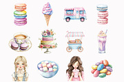 Watercolor Sweet Lover Clipart, an Illustration by Design Market (Thumbnail 2 of 4)