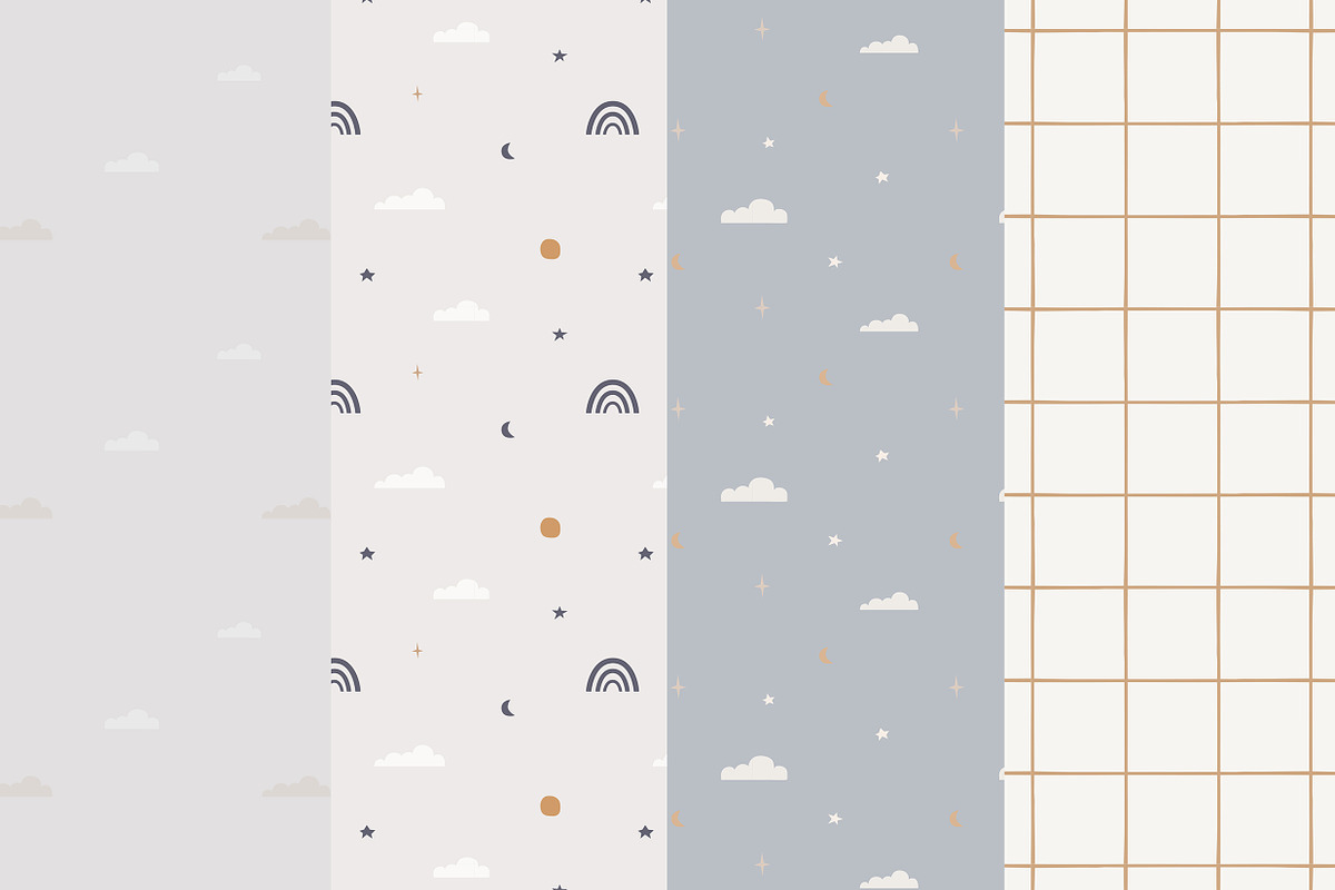 Leo Seamless Pattern, a Pattern Graphic by Emilie Cliche (Photo 6 of 9)
