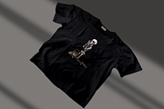 Skeleton Praying with Skateboard, an Object Illustration by nomlimo.com (Thumbnail 3 of 3)