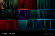Stage Curtains. Collection, a Decorative Illustration by Handmadefont (Thumbnail 6 of 10)