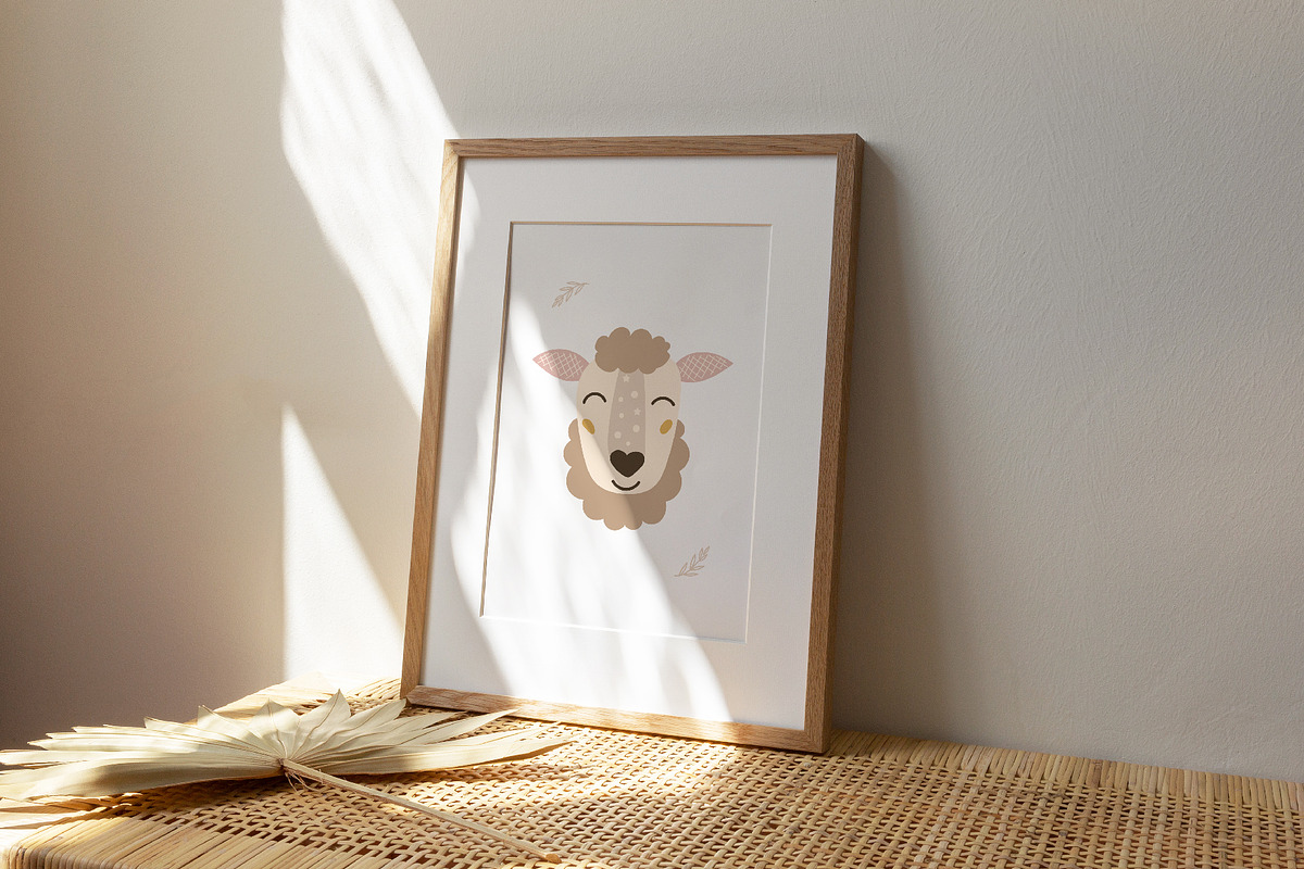 Animal Faces and Boho Rainbow Bundle, an Animal Illustration by DearLetters (Photo 5 of 14)