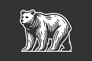 Bear Logo Vector Illustration, an Animal Illustration by LineByLine (Thumbnail 1 of 2)