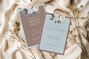 Wedding Invitation Set Canva, an Invitation Template by Hotpin (Thumbnail 2 of 5)