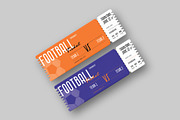 Football Match Ticket Template, a Stationery Template by DesignCrest (Thumbnail 2 of 8)