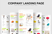 Interior Furniture Agency Landing Pa, an UI Kit Template by CreativeShaper (Thumbnail 1 of 6)