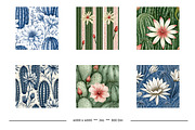 Cactus Flower Retro Art Designs, a Pattern Graphic by karenfoleyphoto (Thumbnail 17 of 18)