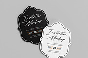 Die-Cut Invitation Card Mockup, a Merchandise Mockup by Brand Earth (Thumbnail 3 of 4)