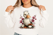 Whimsical Easter Duck Clipart Bundle, an Illustration by Craft Nest (Thumbnail 7 of 11)