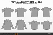 Vector Mockups Football Jersey, a Shirt Mockup by Irhasalfahad (Thumbnail 3 of 8)