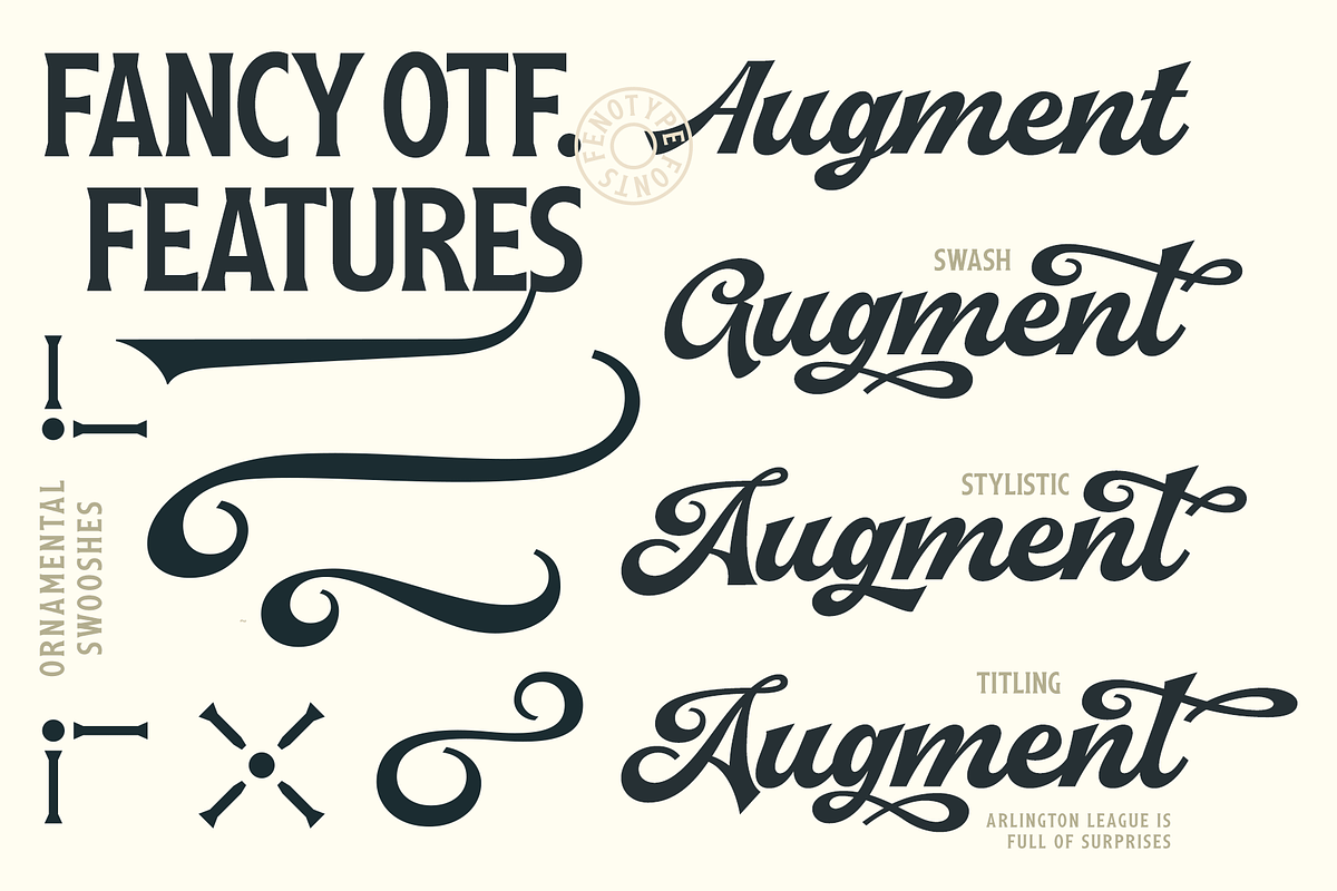 Arlington League -Sport Font Duo, a Script Font by Fenotype (Photo 7 of 15)
