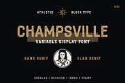 Champsville, a Sans Serif Font by Liszar Inzani (Thumbnail 1 of 11)