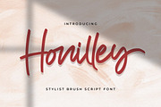 Honilley - Handwritten Font, a Script Font by StringLabs (Thumbnail 1 of 10)
