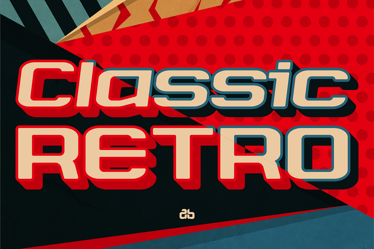 CLASSIC RETRO Typeface