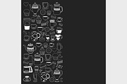 7 vector templates (jpg+eps) Coffee, a Pattern Graphic by Art Loft (Thumbnail 4 of 8)