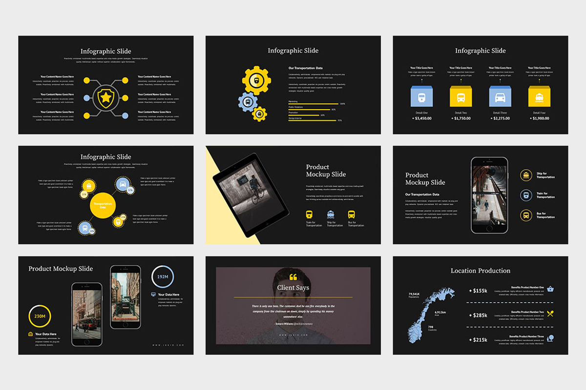 Jukio : Transportation Google Slides, a Presentation Template by Punkl Camp (Photo 8 of 9)