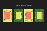 Modern Fun Christmas Holidays Cards, a Card Template by an-arketype studio. (Thumbnail 3 of 4)
