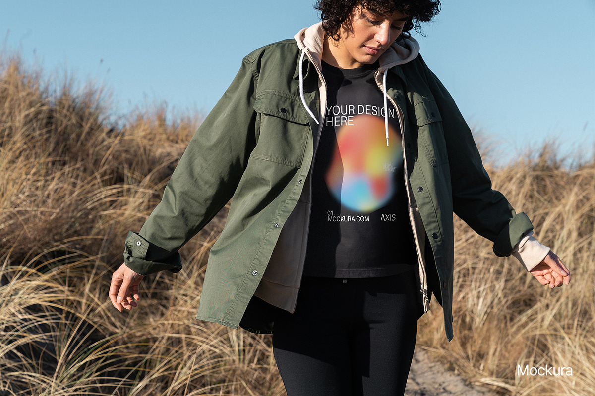 T-Shirt Streetwear Mockup – Mockura, a Shirt Mockup by Mockura (Photo 3 of 6)