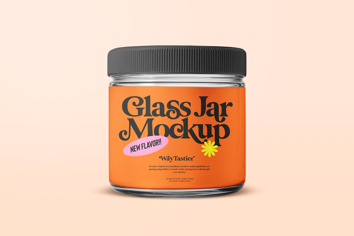 Glass Jar Mockup, a Product Mockup by Lemockup (Photo 2 of 10)