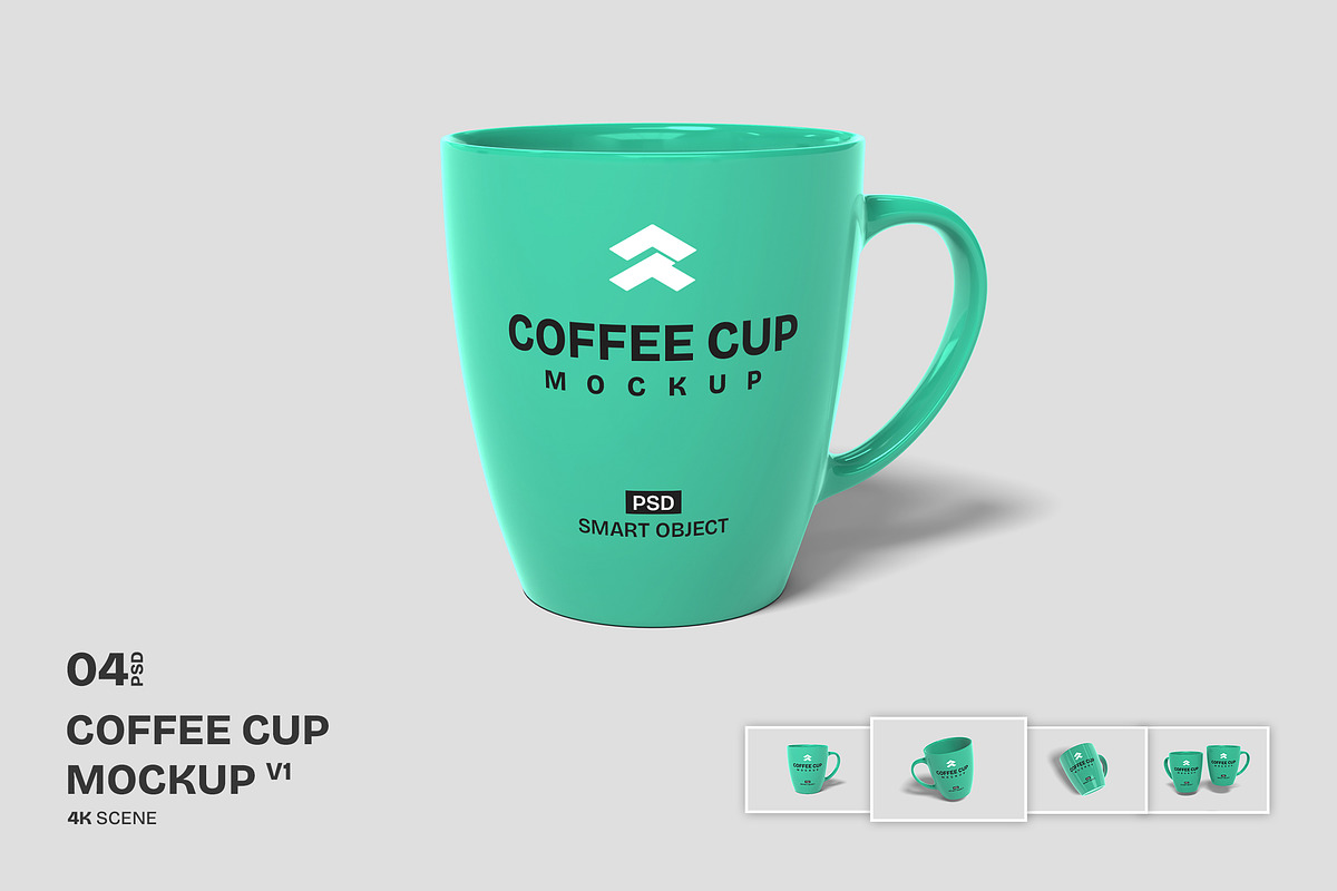 Coffee Cup - Mockup, a Cups & Container Mockup by Rometheme Std (Photo 1 of 5)