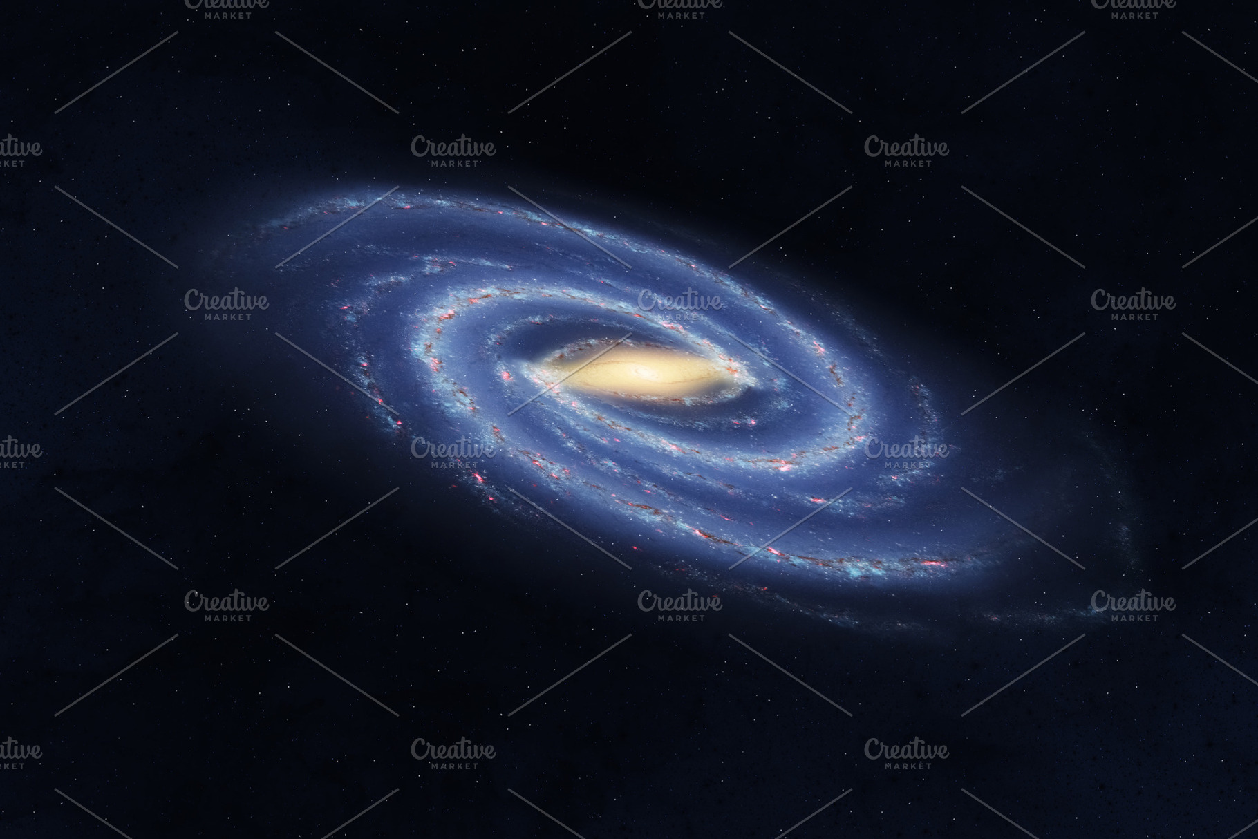 Spiral galaxy. Milky way., an Abstract Photo by Buradaki