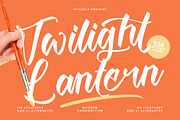 Twilight Lantern Modern Handwritten, a Script Font by stylishtype.co (Thumbnail 1 of 20)
