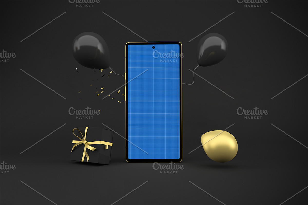 Pixel 6 Black Friday, an Android Mockup by Qaleb Studio (Photo 2 of 2)
