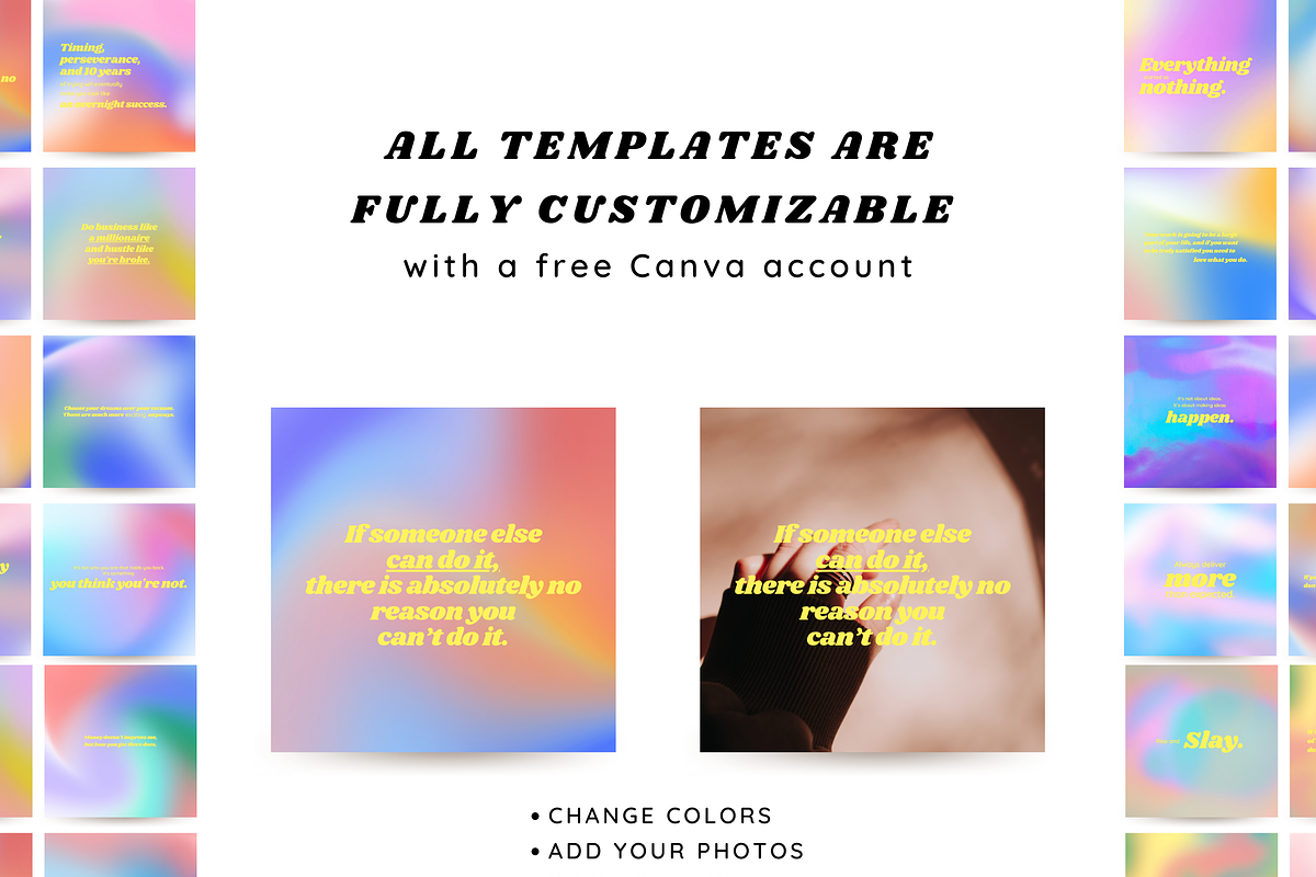 Gradient Canva Quote Template, a Social Media Template by Story Native