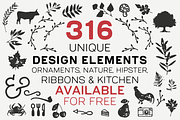 Bronn Rust Extras, a Symbol Font by Fontfabric (Thumbnail 1 of 5)