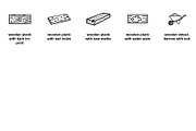 Forestry and logging machinery Icons, an Outline Icon by Nurlan's shop (Thumbnail 6 of 6)