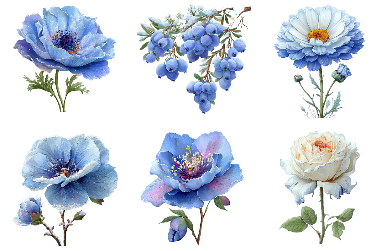 Spring Wildflowers Clipart, an Illustration by Dream Creation (Photo 3 of 6)