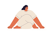 Women exercising in yoga asanas set, a Sport Illustration by Good Studio (Thumbnail 11 of 13)