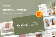 Resume and Portfolio PowerPoint, a Presentation Template by Premast (Thumbnail 1 of 5)