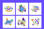 90 Digital Product UX Illustrations, a Technology Illustration by Creative Stall (Thumbnail 10 of 13)