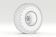 OFF ROAD WHEEL AND TIRE 6, a Cars & Vehicle 3D Model by NNAVAS 3D (Thumbnail 11 of 12)