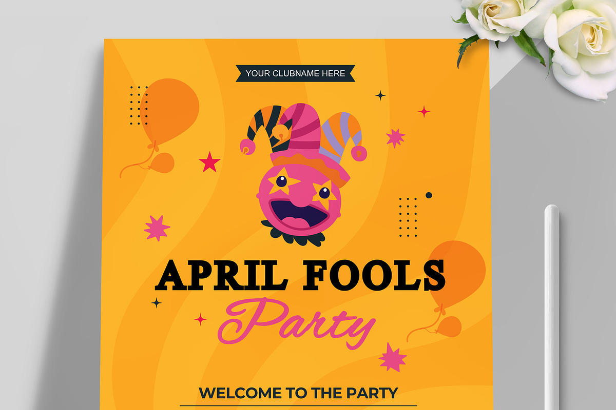 April Fools Flyer Template Design, a Flyer Template by MightyDesign (Photo 4 of 7)
