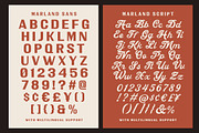 Marland Script & Sans, a Script Font by Letterhend Studio (Thumbnail 6 of 10)