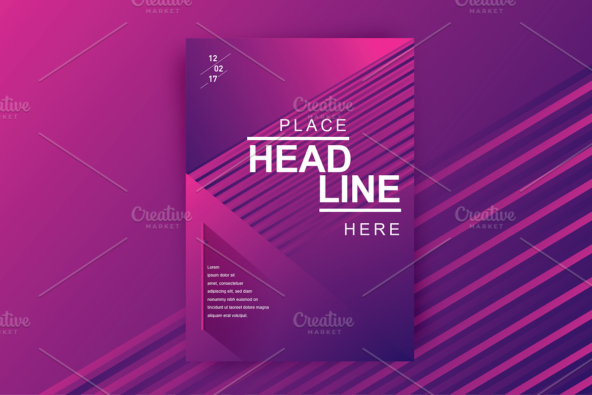 Line texture Brochure Cover Design, a Brochure Template by Rejoice Creative Assets (Photo 1 of 2)
