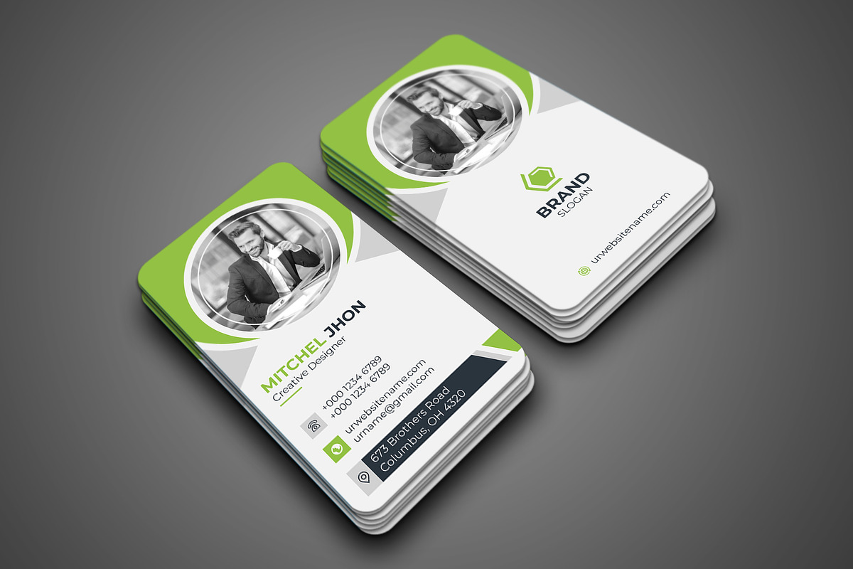 Corporate Business Card, a Business Card Template by GFXCity (Photo 4 of 4)